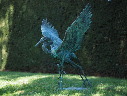 Bronzen kraanvogels