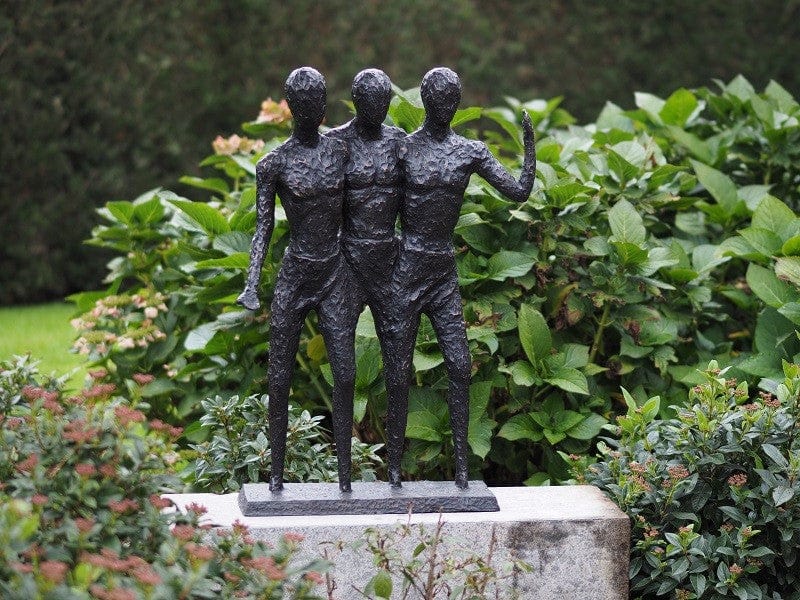 Bronzen beeld vriendschap