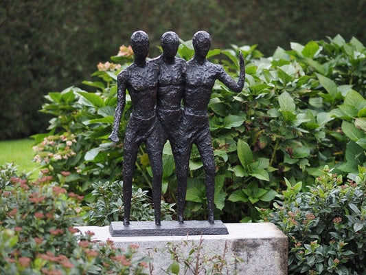Bronzen beeld vriendschap