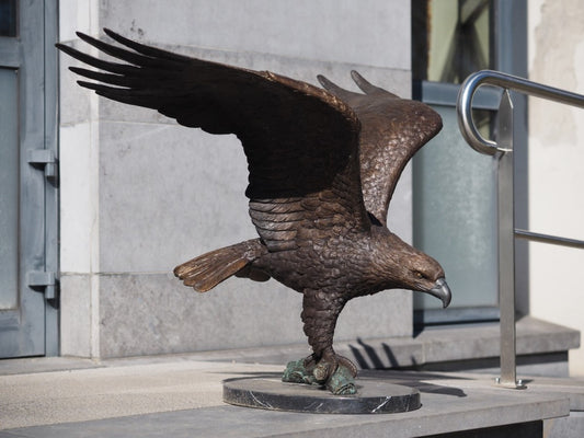 Bronzen beeld adelaar