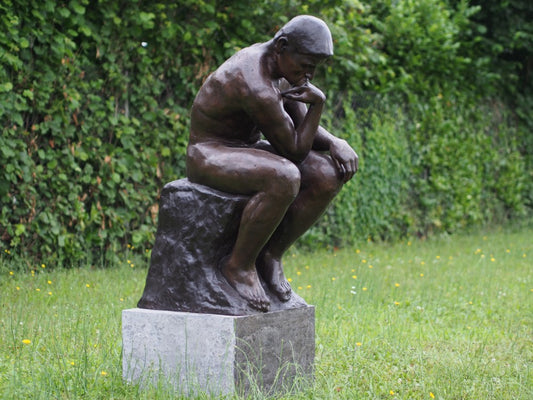 Bronzen beeld rodin