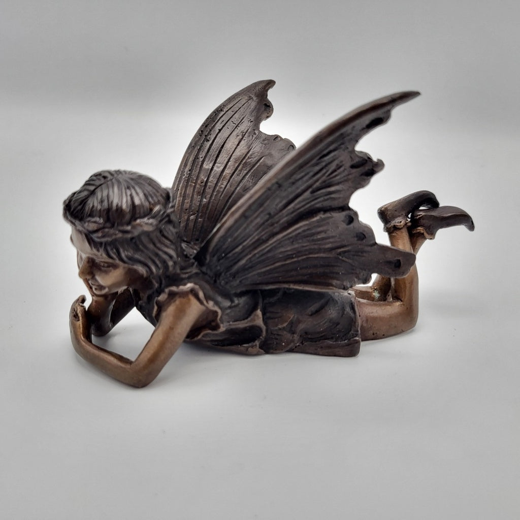 Bronzen beeld engel