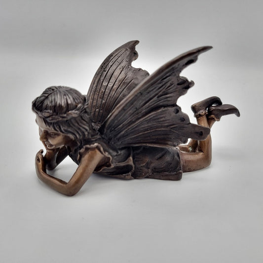 Bronzen beeld engel
