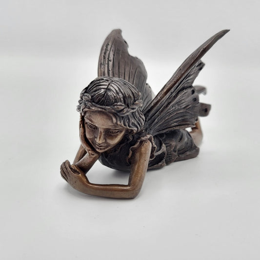 Bronzen beeld engel