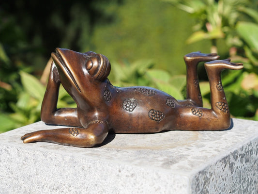 Bronzen kikker
