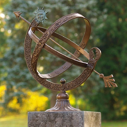Bronzen zonnewijzer