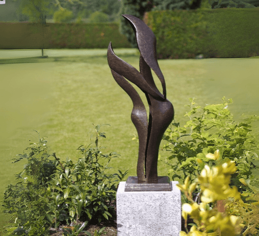 Bronzen beeld abstract