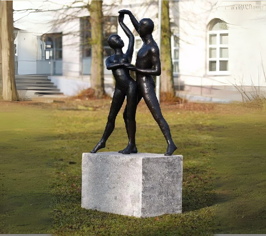Bronzen beeld huwelijk