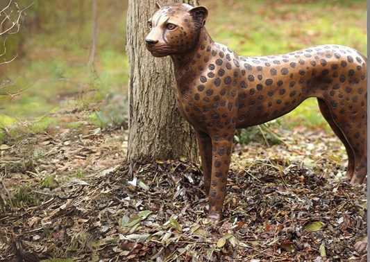 Bronze cheetah