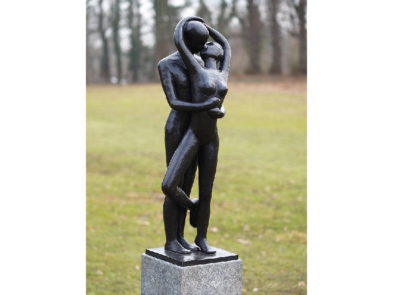 Bronzen beeld man en vrouw - GardenArts